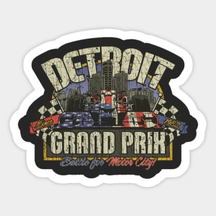 Detroit Grand Prix 1982 Sticker